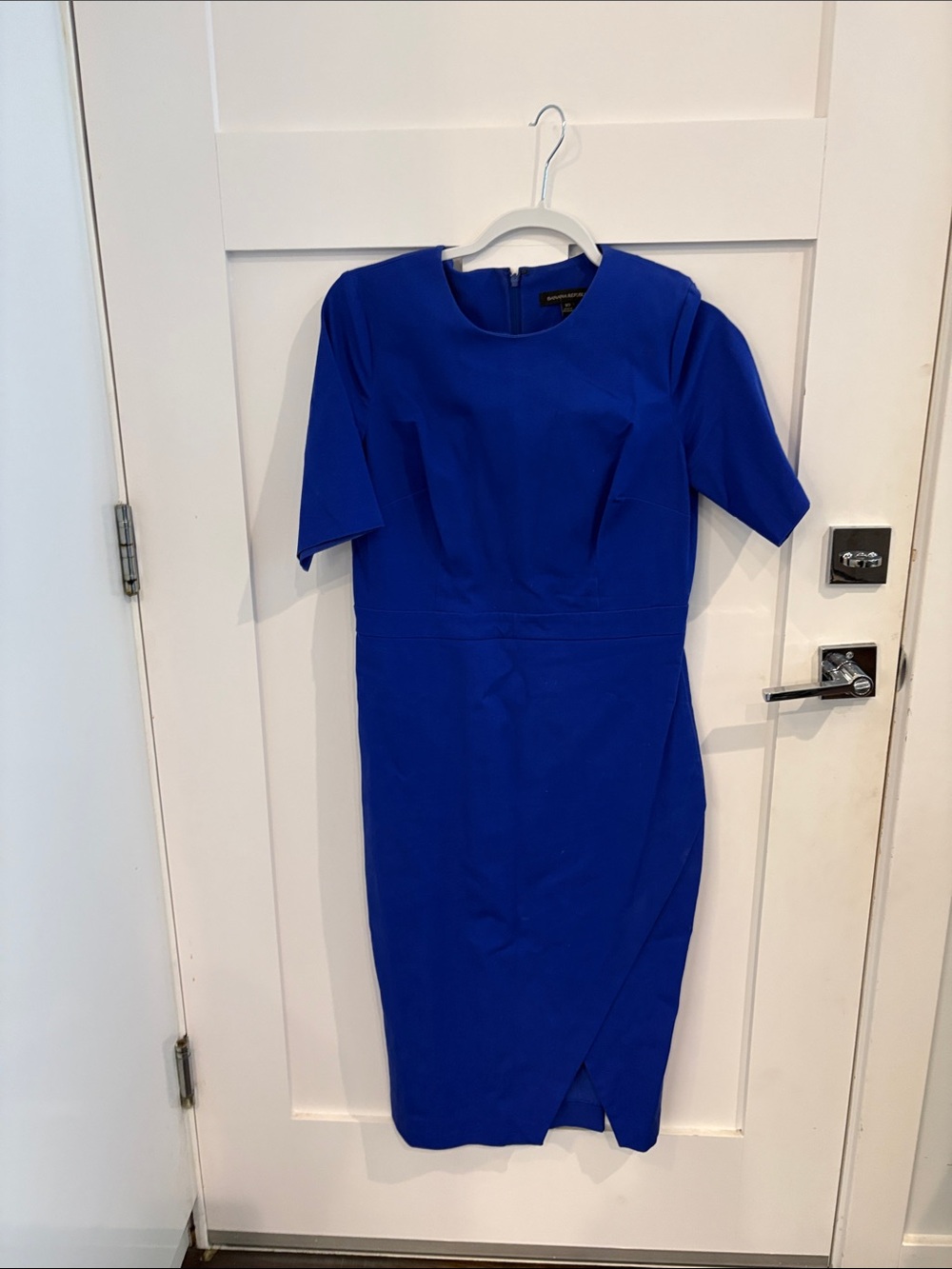 Banana Republic Cobalt Blue Midi Sheath Dress